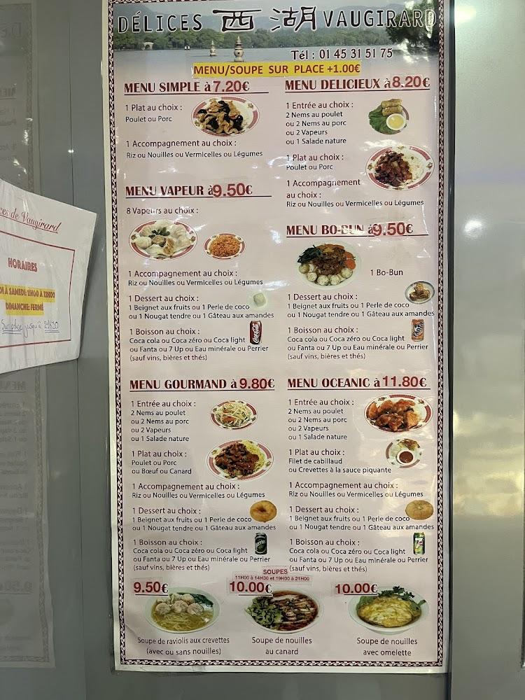 Le Délice de Vaugirard - Menu Image 1